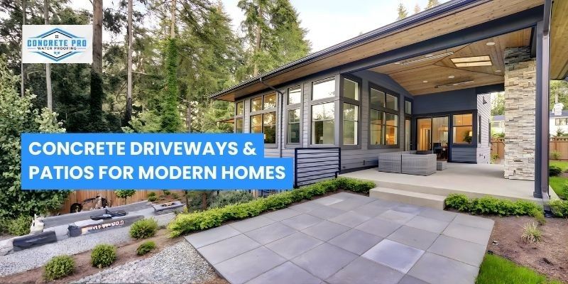 Concrete Driveways & Patios for Modern Homes