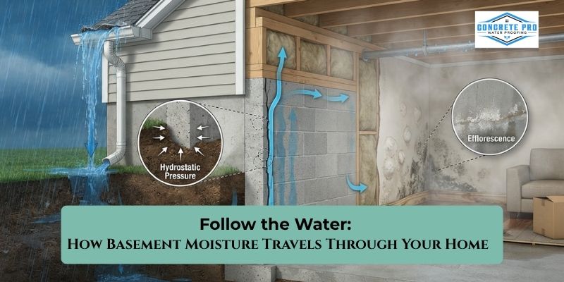 Follow the Water How Basement Moisture Travels Through Your Home