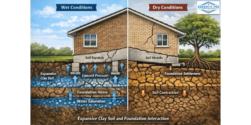 Expansive Soil Can Move With Moisture