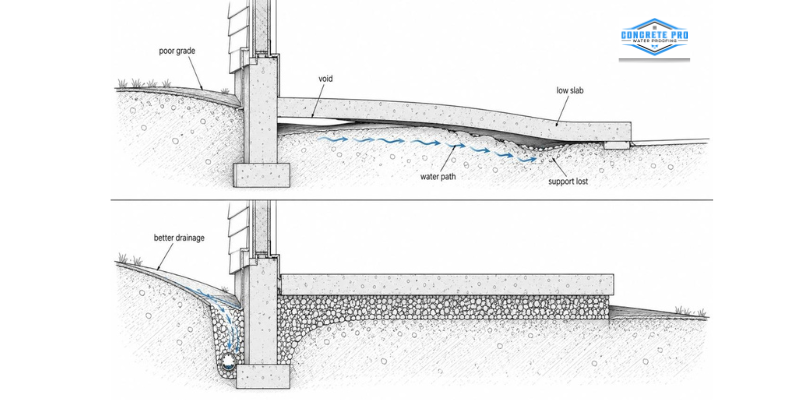 Poor Drainage Can Make Settlement Worse 